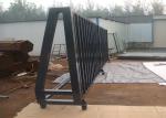 Low Carbon Steel Pipe Security Garrison Fence Panels Spear Top Steel Fence