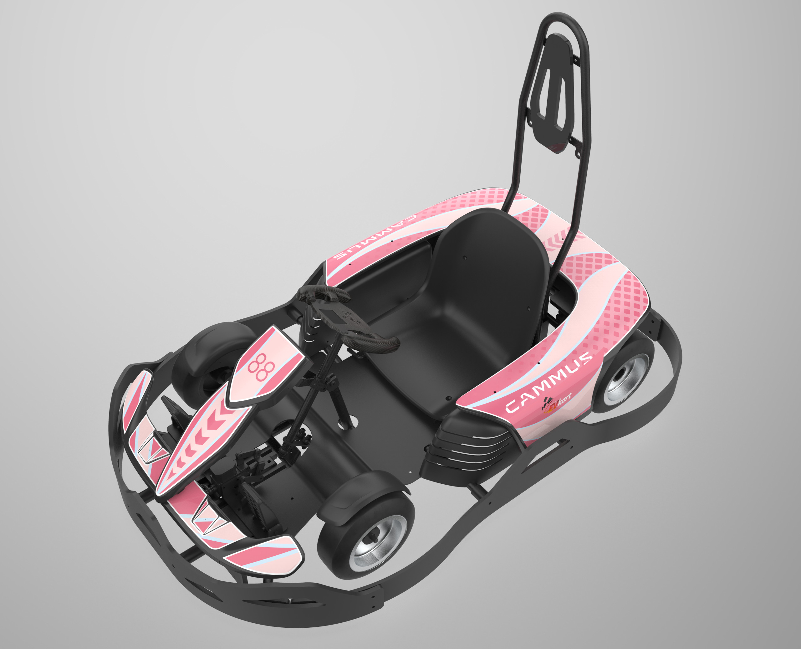 Lithium Battery CAMMUS Electric Go Karting Cars For Kids Racing