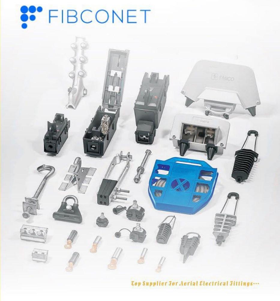 FTTH Fish Type Flat Optical Fiber Drop Cable Clamp with High Tension Strength in Nylon