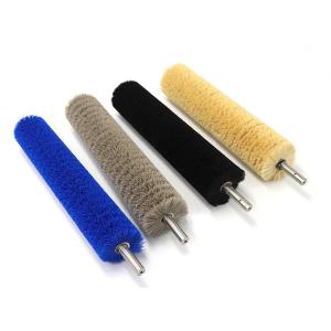 Quality Industrial With Metal Shaft Roller Brush Spiral Coil Cylinder Brush wholesale
