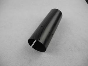 Quality Wear Resistance Solid 3k Carbon Fiber Round Tube / Pipe uv radiation wholesale