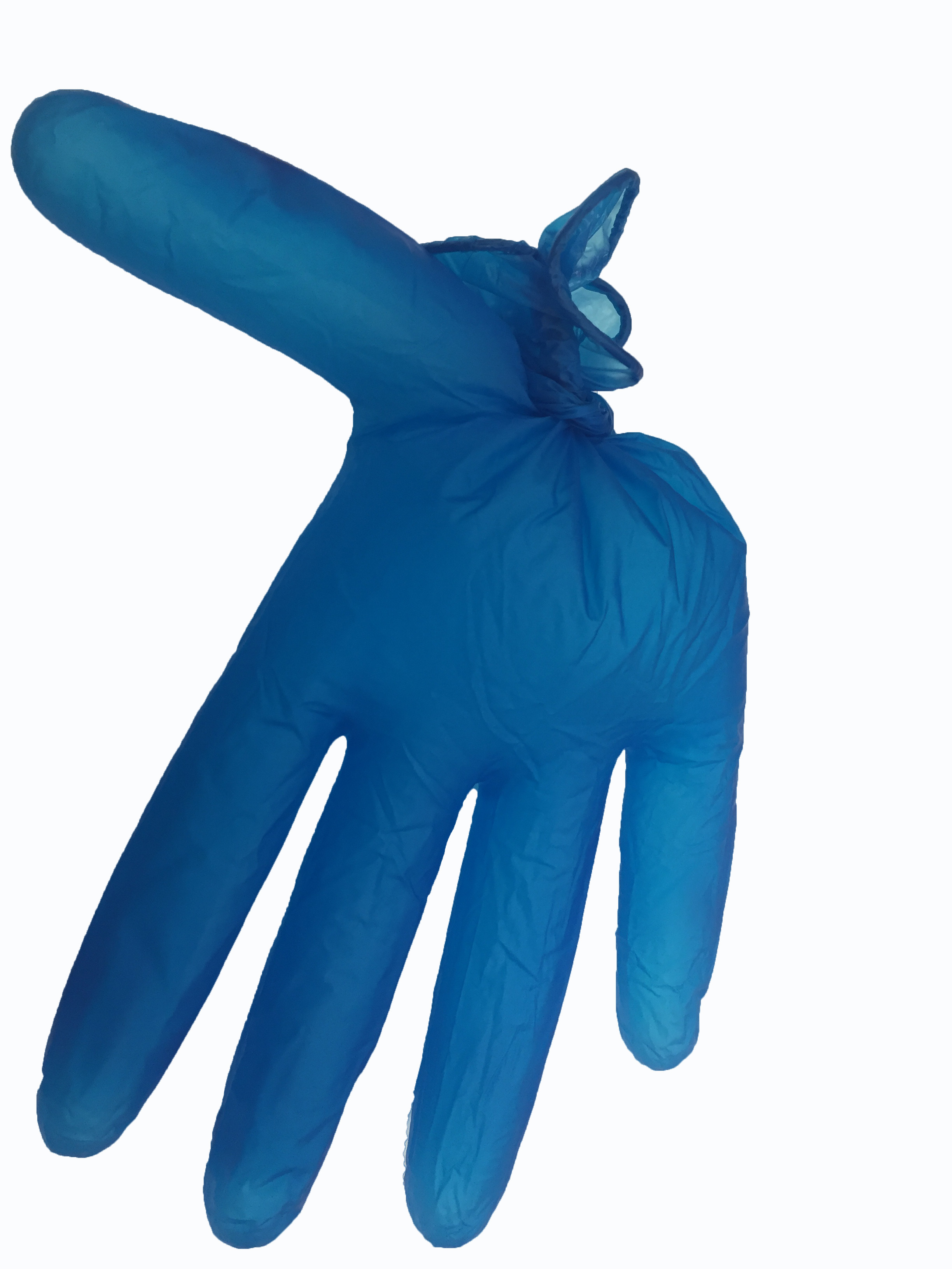 Disposable Vinyl gloves,powdered,4gram/M,blue color,PVC gloves,best price