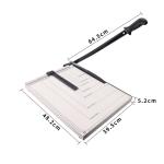 Office Guillotine 3.1kg Manual A3 Paper Cutter Made Of Steel For Easy Handling
