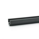Flexible High Gloss PE Profile Black Furniture U Channel Extruded Plastic