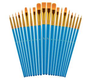 Quality Acrylic Painting Watercolor Blue Artist Paint Brushes Set For Body Face Rock Canvas wholesale