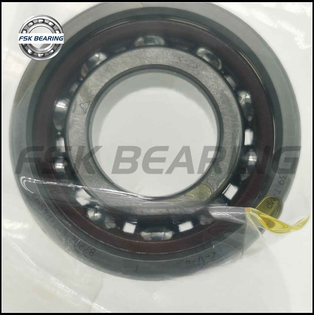 Large Steel Balls B7202-C-T-P4S-UL 7202CDG Angular Contact Ball Bearing 15*35*11 mm Single Row
