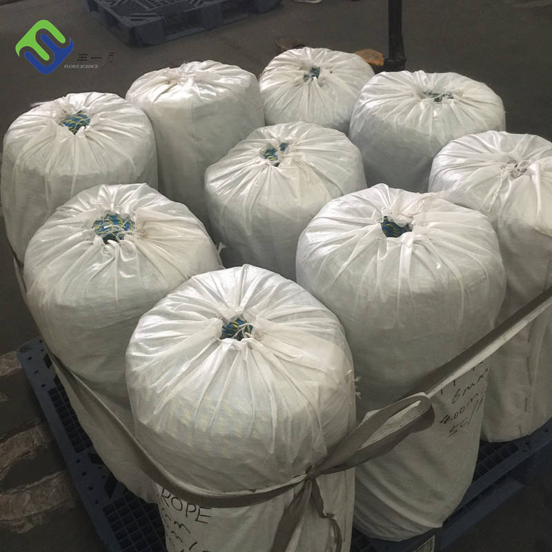 64mm 8 Strand PP Rope Marine Towing Polypropylene Floating Mooring Lines
