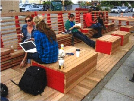 130*70*75cm Picnic Table Bench Set With High Back