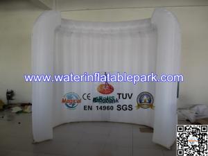 Quality White Inflatable Office Tent / Air Wall For Advertising , Custom Printed wholesale