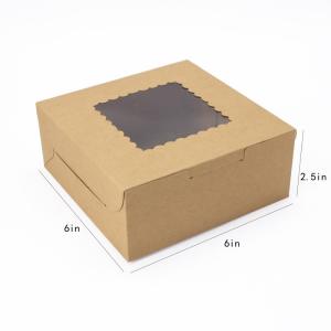 Quality Presents Cross Broad Craft Paper Cake Box for Snow Mei Niang Snow Crisp Small Cake wholesale