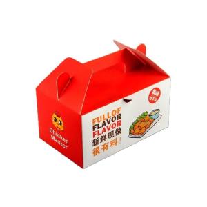Quality Embossing Paperboard Fried Chicken Containers Packaging Boxes Custom wholesale