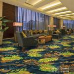 Luxury Nylon Polyester Carpet / Crush Resistant Carpet Customized Size