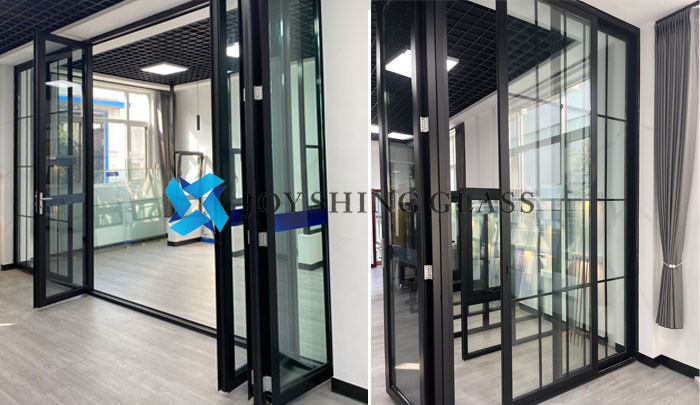 Thermal break aluminum bi-fold doors