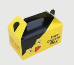 Food Safe Fried Chicken Paper Togo Boxes Packaging Carry Out Containers
