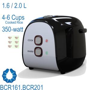 Quality 1.6/2.0L 4-6 cups Compact Square Rice Cooker fit for small family,student wholesale