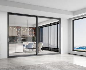Quality Ultra Narrow Office Partition Door Waterproof Aluminium Sliding Partition Door wholesale