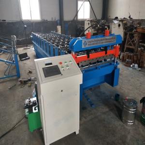 China 0.8~1.2mm Thickness Trapezoidal IBR Metal Sheet Roof Roll Forming Machine With CE on sale