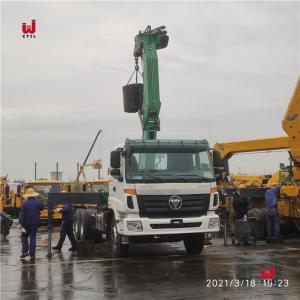 Quality FOTON AUMAN 6X4 10 Wheeler Boom Truck With Crane Truck Mounted Crane wholesale