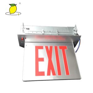 Quality Ceiling Mounted LED Emergency Exit Sign Rechargeable For Hospital / Hotel wholesale