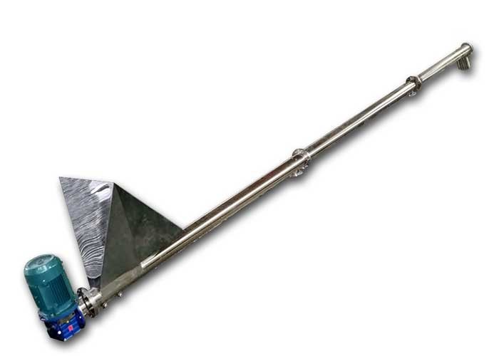 Stainless Steel 304L Tubular Screw Conveyor Auger Diameter 163mm