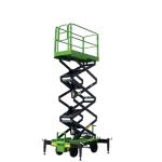 Durable Mobile Scissor Lift 14 Meters Hydraulic X-Lift Platform 500kg Loading