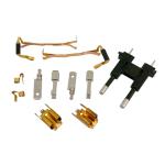 Switch Electrical Brass Components Metal Copper Stamping Parts For Silver
