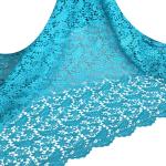 F50264 customizable 51-52" water soluble nigerian polyester lace fabric for