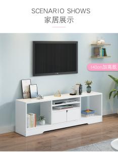 Quality Home MDF White Wood TV Stand , L1.2m Wooden TV Table wholesale