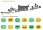 Industrial Automated Pet Food Extruder Machine Siemens PLC & Touch Screen