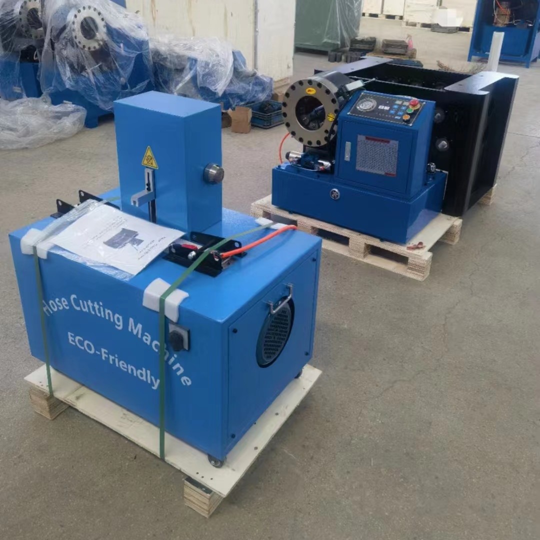 Electric Hose Cutter And Skiving Machine With Rubber Blade For Professional Use