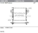 2002-2006 Jeep Liberty Radiator Replacement CHRYSLER Car Parts Dpi 2482