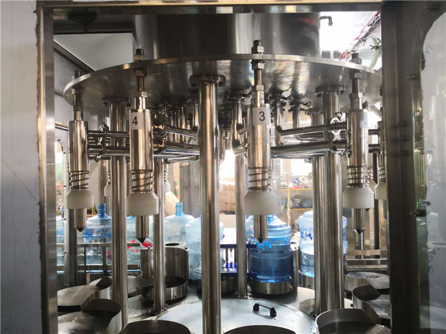 5 Gallon Water Rinsing Filling Machine Capping 3 In 1 500BPH