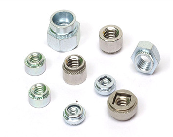 SS304 Blind Flash Floating Round Broaching Self Clinching Nuts JIS Standard Zinc Plated Finish for Metric Fastener Needs