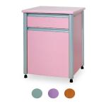 One Drawer Four Wheel Adjustable Patient Bedside Cabinet