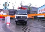 Building Construction Concrete Boom Pump Truck , Concrete Pump Truck 37m