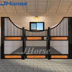 OEM ODM Modular Horse Stall Kits , Equine Stall Fronts Bamboo / Pine Wood