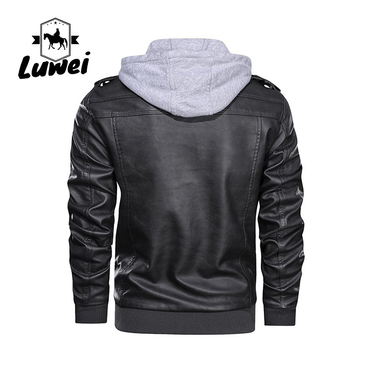 Leather Plus Size Motorcycle Trench Jaqueta Windcheater Utility Outdoor Sports Jacket Trench Faux Fur Coat