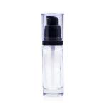 Luxury Round 30ml Cosmetics Packaging Glass Liquid Foundation Bottle With Beauty