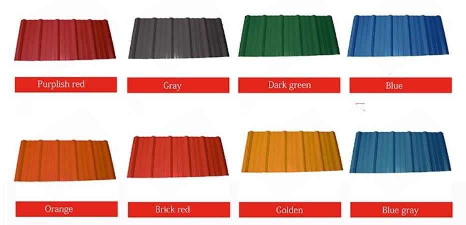 3-Layer Fireproof PVC Corrugated Roof Sheets Waterproof UPVC Roofing Tiles for Warehouses