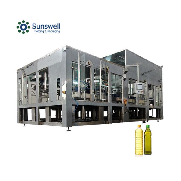 Cheap Peanut Oil PET Bottle Glass Rinsing Filling ROPP And Screw Capping 60HZ 440V for sale