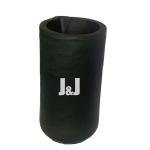 Black Cylindrical Melting Gold Crucible Chemical / Heat Resistance 150kg