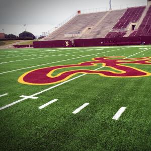 Quality 50mm Football Synthetic Grass / Fake Lawn Turf wholesale