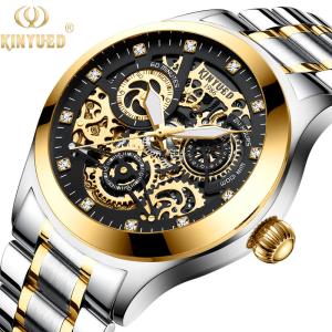Quality Chronograph Tourbillon Skeleton Watch Accurate Travel Time Stable Performance wholesale