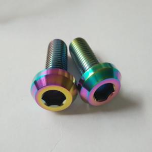 Quality CNC Machined Titanium Race Parts Gr5 Titanium Race Bolts For Car Cover wholesale