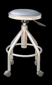 Quality Portable Surgeon Stool , Doctors Rolling Stool Screw Adjustment Lifting With Four Castors wholesale