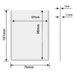 Custom Logo PVC Top-loading Trading Card Holder 3X4 Sports Card Toploaders