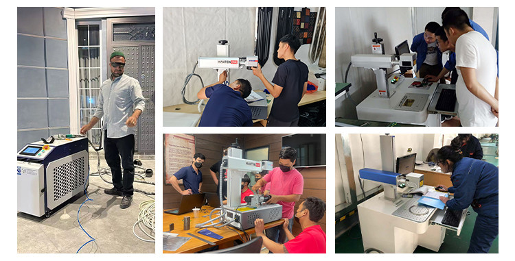 Easy to install 100w 200w backpack pulse laser cleaning machine for metal wood clean oil rust High precision High precision
