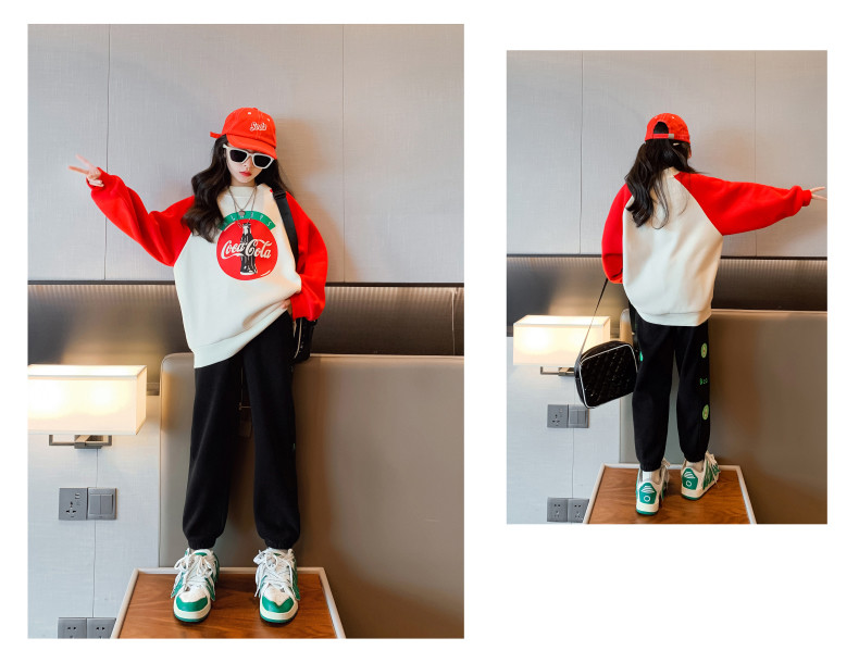 Aged 4-16 Childrens Winter Clothes Korean Edition Toddler Girls Sweatshirts