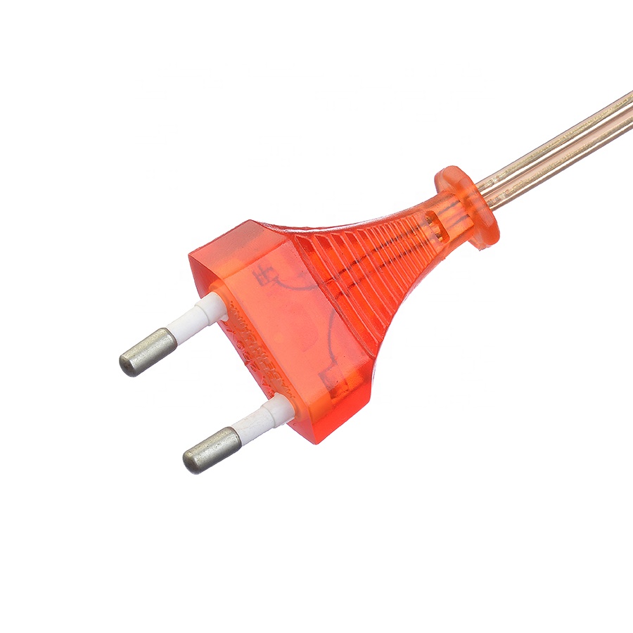 Commercial Direct 2.5A 2 Pin Plug Power Cords Black Kettle Plug with IEC60320 C7 Connector VDE Power Cord