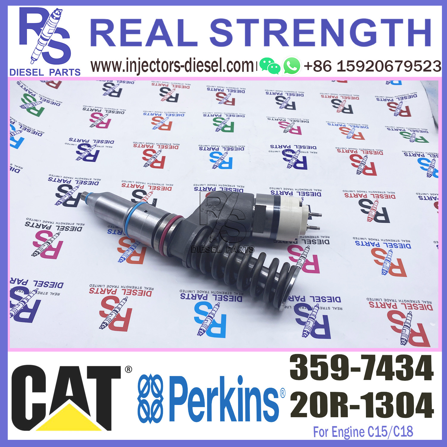Injectors 253-0618 10R-2772 249-0713 359-7434 374-0750 For Caterpillar C15 C18 C32 Engine